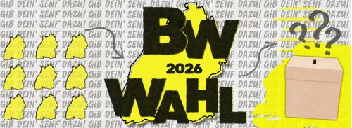 Zur Landtagswahl veranstaltet die stjg die "Gib dein' Senf dazu"-Tour